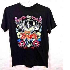 Rob Zombie 2022 Freaks on Parade Concert Tour‎ Double Sided T Shirt Size Medium